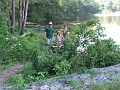 french river from hodges dam to webster aug 6 06 - kell klea chris beginning far away view
